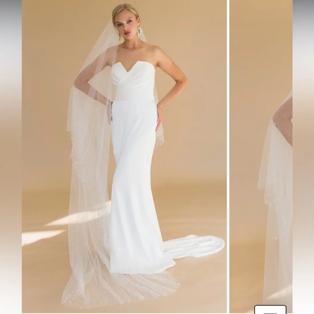 Brides & Hairpins Arwen Imitation Pearl Cathedral Veil